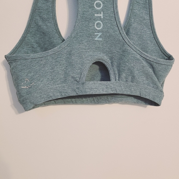 Peloton | Women's Light Green Blue Medium Hold Sports Bra (Size Large) - Picture 8 of 11
